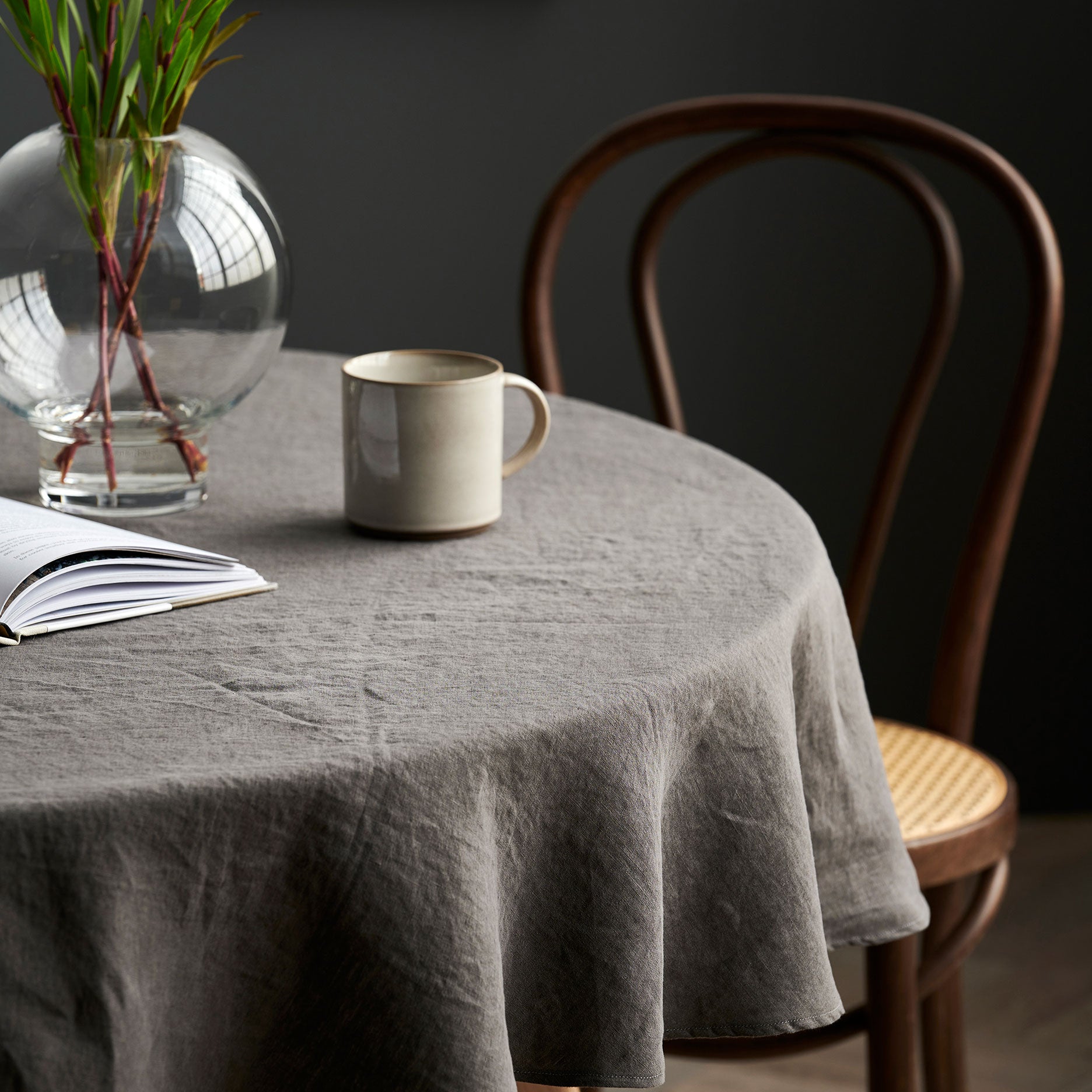 Pure Linen dug 140x270 cm earth